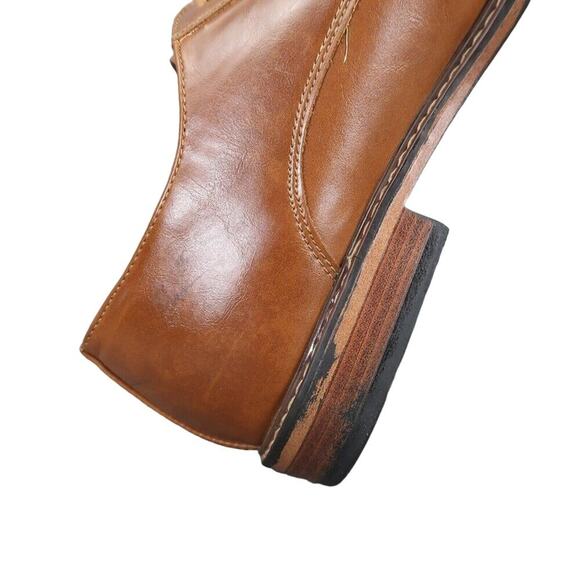 Dexter Shoes Mens 10 Oxford Derby Classic Cap Toe Formal Dress Brown Memory Foam - Picture 11 of 16